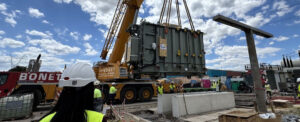 Infraestructura eléctrica de Iberdrola en Riba-roja de Túria renovada tras los daños causados por la DANA en Valencia